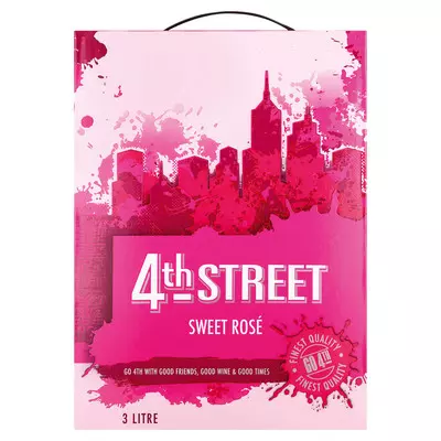 4th Street Natural Sweet Rose 3L