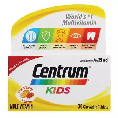 Centrum Kids Chew Tablets 30's