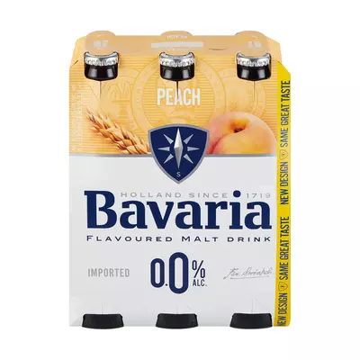 Bavaria Malt 0% Peach NRB 330ml x 6 Bavaria Malt 0% Peach NRB 330ml x 6