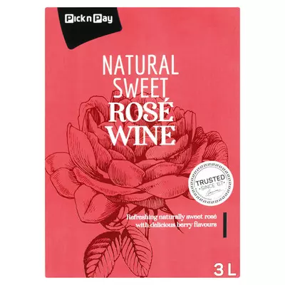 PnP Natural Sweet Rose 3L PnP Natural Sweet Rose 3L