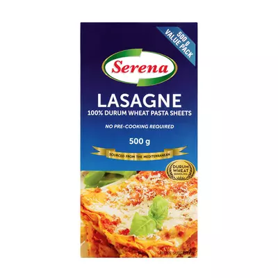 Serena Lasagne Sheets 500g
