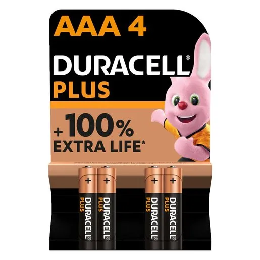 Duracell Plus Aaa Batteries 4 Pack Duracell Plus Aaa Batteries 4 Pack