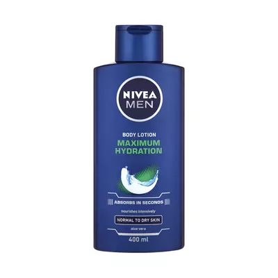 Nivea For Men Max Hydration Bdy Lt 400ml Nivea For Men Max Hydration Bdy Lt 400ml