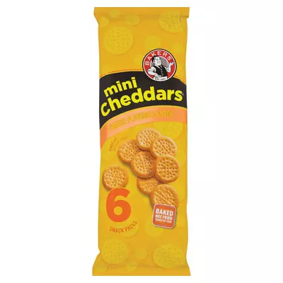 Bakers Mini Cheddar Cheese 198g