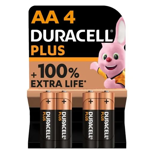 Duracell Mainline Plus Aa 4 Pack