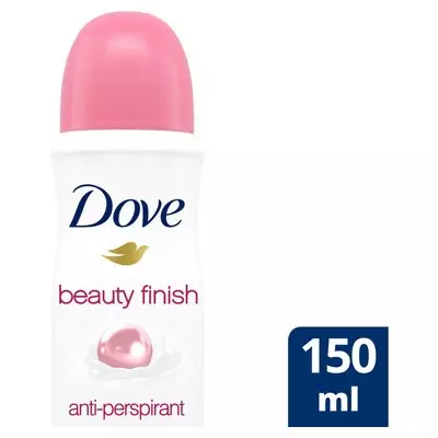 Dove Beauty Finish Antiperspirant Deodorant Body Spray 150ml Dove Beauty Finish Antiperspirant Deodorant Body Spray 150ml
