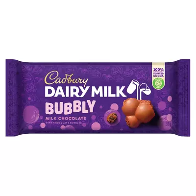 Cadbury Dairy Milk Bubbly 150g Cadbury Dairy Milk Bubbly 150g