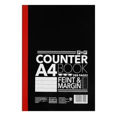 PnP A4 Counter Book 288 Pages