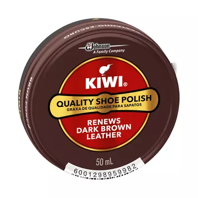 Kiwi Paste Shoe Polish Dark Brown 50ml