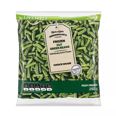 PnP Live Well Cut Green Beans 250g