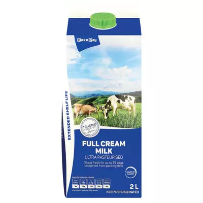 PnP Ultra Pasteurised Milk Full Cream 2l PnP Ultra Pasteurised Milk Full Cream 2l