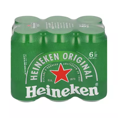 Heineken Lager Cans 440ml x 6 Heineken Lager Cans 440ml x 6