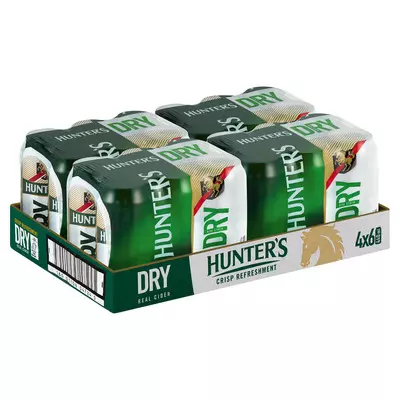 Hunters Dry Can 440ml x 24 Hunters Dry Can 440ml x 24