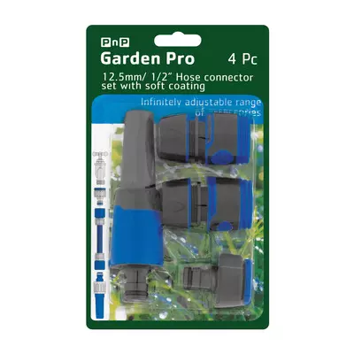 Garden Pro Hose Connector Set 4piece Garden Pro Hose Connector Set 4piece