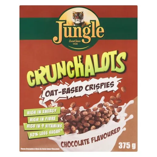 Jungle Crunchalots Cereal Chocolate 375g