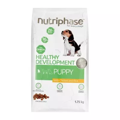 Nutriphase Premium Dog Food Puppy Chicken & Rice 1.75kg Nutriphase Premium Dog Food Puppy Chicken & Rice 1.75kg