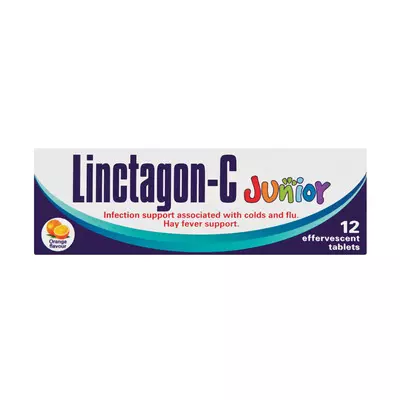 Linctagon-C Effervescent Junior Orange 12ea