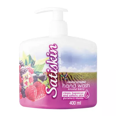 Satiskin Hand Wash Berry 400ml Satiskin Hand Wash Berry 400ml