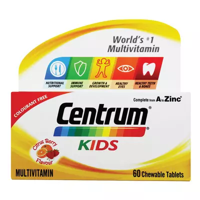 Centrum Kids Chewable Multivitamin 60ea