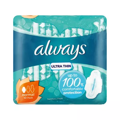 Always Ultra Sanitary Pads Regular 10's