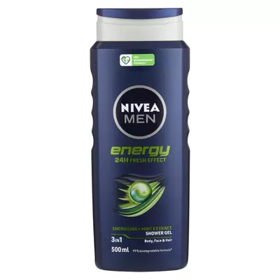 Nivea For Men Shower Gel Energy 500ml Nivea For Men Shower Gel Energy 500ml