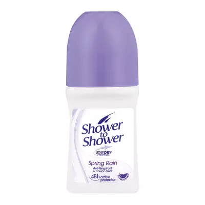 Shower To Shower Roll On Spring Rain 50ml