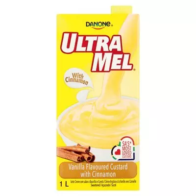 Danone Ultra Mel Vanilla Flavoured Custard with Cinnamon 1l Danone Ultra Mel Vanilla Flavoured Custard with Cinnamon 1l