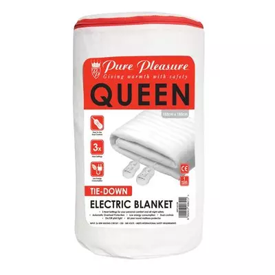 Pure Pleasure Queen Non Fitted Electric Blanket 152x150cm