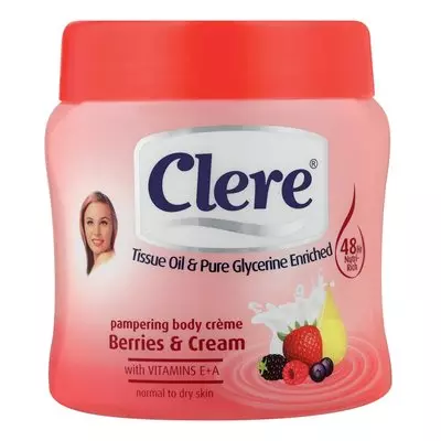 Clere Body Cream Berries And Cream 300ml