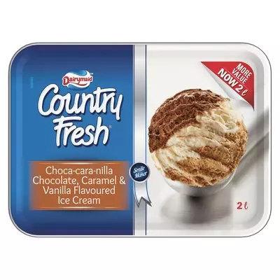 Dairymaid Chocolate Caramel & Vanilla Ice Cream 2l Dairymaid Chocolate Caramel & Vanilla Ice Cream 2l