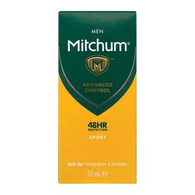 Mitchum Advanced Sport Invisible Roll On Men 50ml