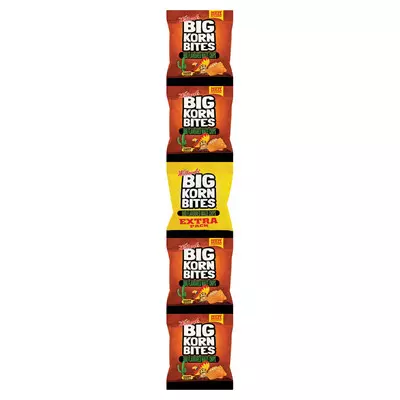 Willards Big Korn Bites BBQ 25g 5's Willards Big Korn Bites BBQ 25g 5's