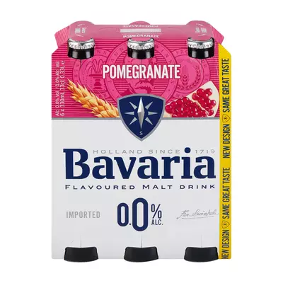 Bavaria Malt 0% Pomegrante NRB 330ml x 6 Bavaria Malt 0% Pomegrante NRB 330ml x 6