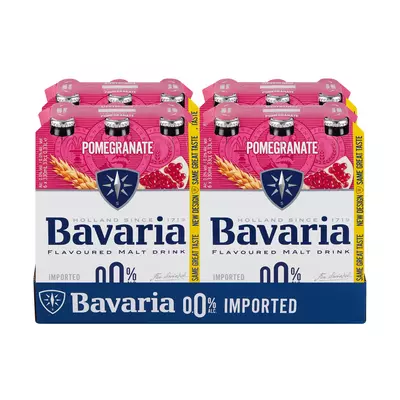 Bavaria Malt 0% Pomegrante NRB 330ml x 24 Bavaria Malt 0% Pomegrante NRB 330ml x 24