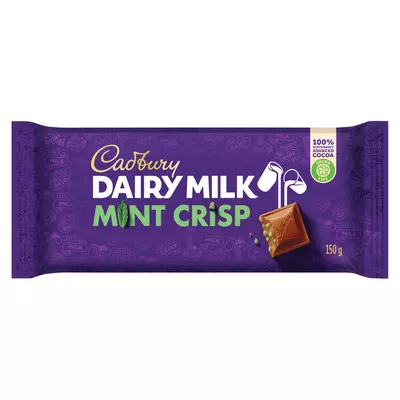 Cadbury Slab Mint Crisp 150g