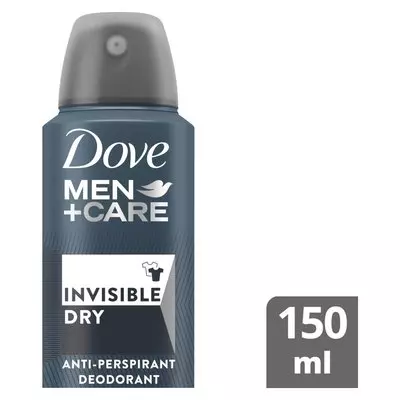 Dove Men+Care Invisible Dry Antiperspirant Deodorant Body Spray 150ml Dove Men+Care Invisible Dry Antiperspirant Deodorant Body Spray 150ml