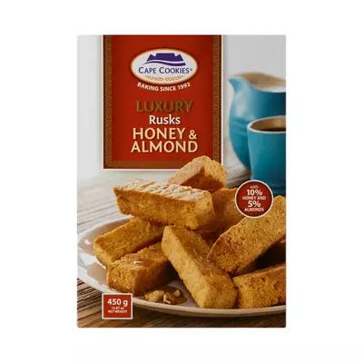 Cape Cookies Honey & Almond 450g