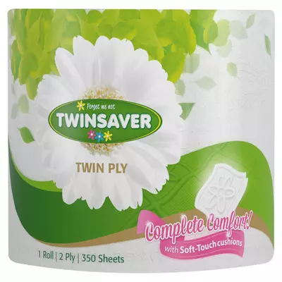 Twinsaver Luxury 2ply Toilet Paper White