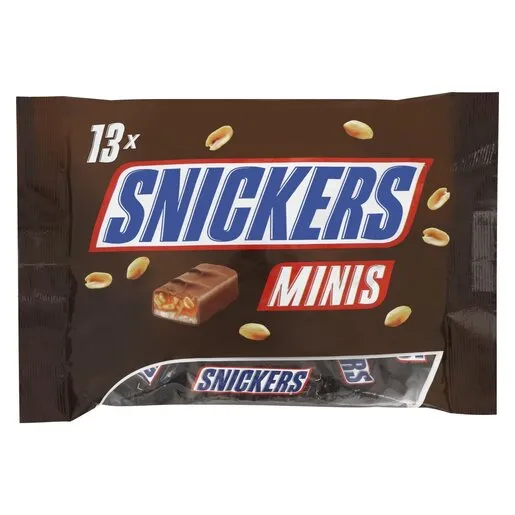 Snickers Chocolate Bars Minis 250g Snickers Chocolate Bars Minis 250g