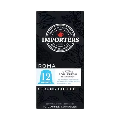 Importers Roma Coffee Capsules 10's Importers Roma Coffee Capsules 10's