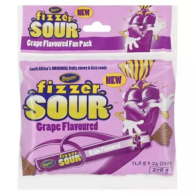 Beacon Fizzers Sour Grape 24ea Beacon Fizzers Sour Grape 24ea