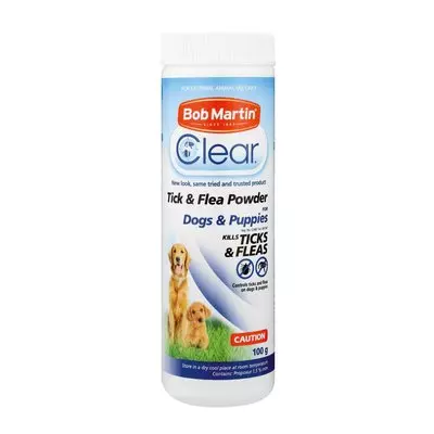 Bob Martin Flea & Tick Dog Powder 100g Bob Martin Flea & Tick Dog Powder 100g