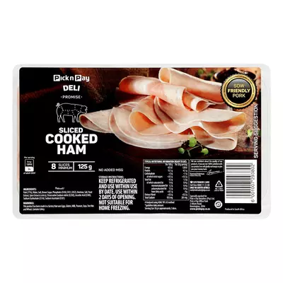 PnP Cooked Ham 125g PnP Cooked Ham 125g