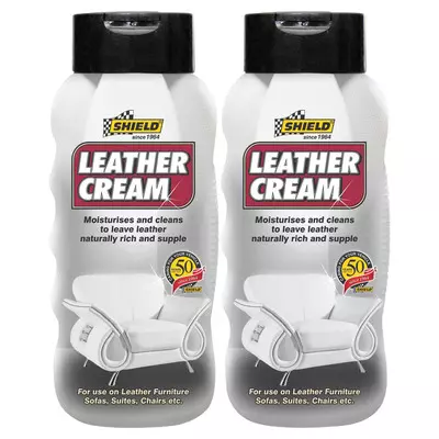 Shield Leather Cream 500ml 2 Pack Shield Leather Cream 500ml 2 Pack