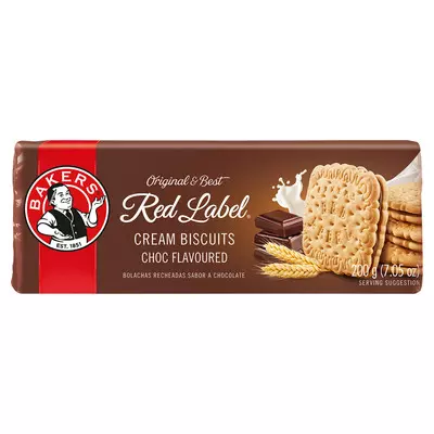Bakers Red Label Choc Cream 200g Bakers Red Label Choc Cream 200g