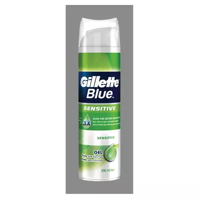 Gillette Blue Shaving Gel Sensitive 200ml