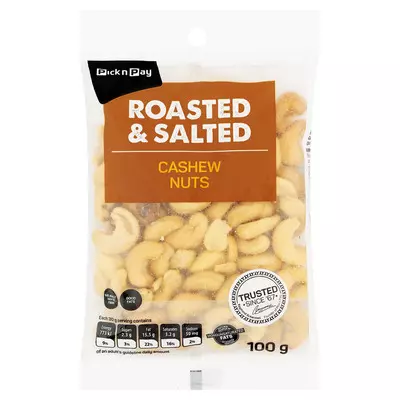 PnP Roasted & Salted Cashew 100g
