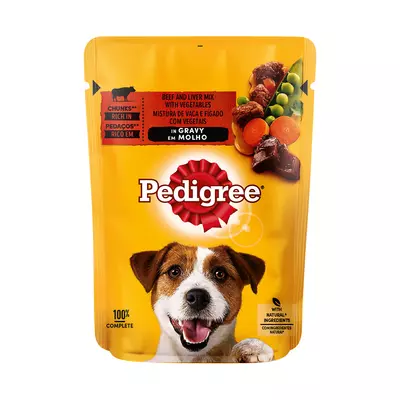 Pedigree Dog Food Beef & Veg In Gravy 100g
