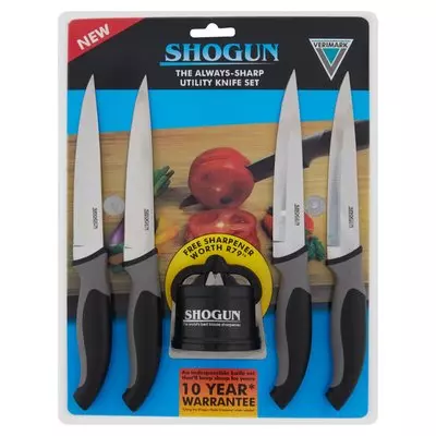 Shogun Knife & Sharpening Set Shogun Knife & Sharpening Set