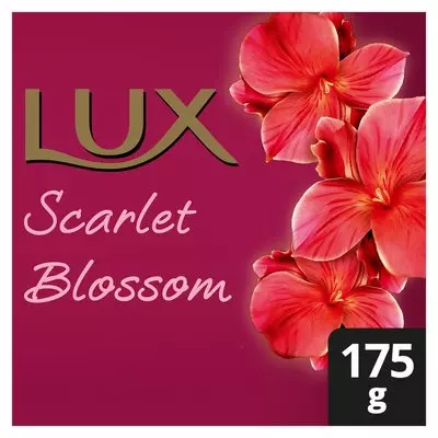 LUX Scarlet Blossom Cleansing Bar Soap 175g